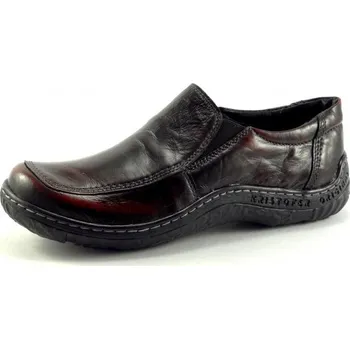 Dámské mokasíny Mokasína Kristofer bordó 3010, velikost 38