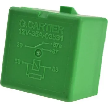 Relé Citroën Jumpy, Peugeot Expert od 2016 5-PIN, 35A, zelené, 6547TX