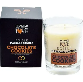 Masážní přípravek Sezmar Love Přírodní masážní svíčka čokoláda 100 ml