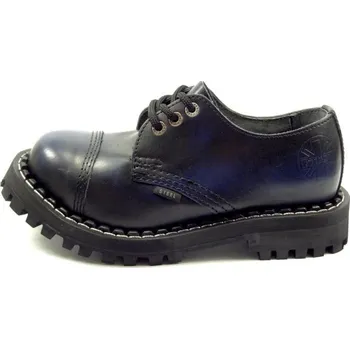 Dámské polobotky Steel boty 3 dírky 101/102/O/BLACK modrá, velikost 46