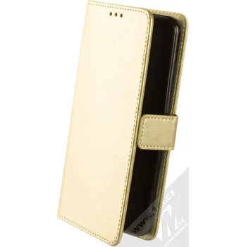 Pouzdro na mobilní telefon 1Mcz Horizon-3H Strap Book flipové pouzdro pro Xiaomi Redmi 8A zlatá (gold)
