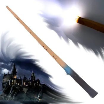 Karnevalový doplněk Kouzelnická hůlka "Hogwarts´s PRIMUS" se svítící diodou!