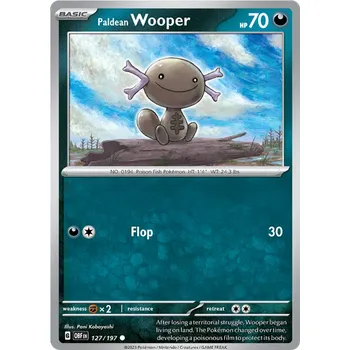 Sběratelská karetní hra Pokémon TCG Paldean Wooper 127/197
