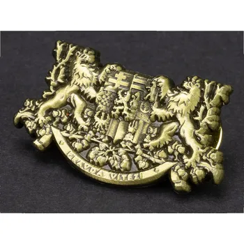 Kovový odznak ČR Pravda vítězí - zlatý