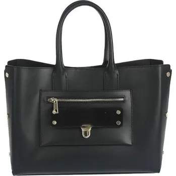 Kabelka Kabelka kožená černá 675