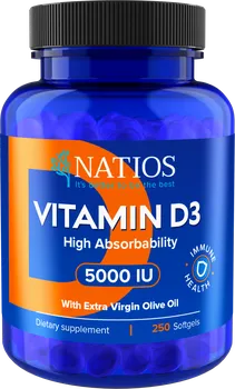 Natios Vitamin D3 5000 IU 250 cps.
