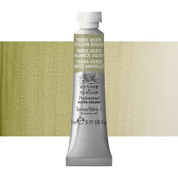 Vodová barva Akvarelová barva Winsor & Newton Professional, 5ml - Terre Verte (Yellow Shade)