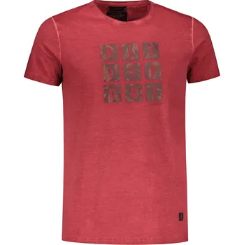 Pánské tričko Pánské triko ALTISPORT BARRY VÍNOVÁ S