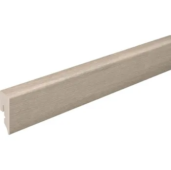 soklová lišta Podlahová lišta Neuhofer KU048L plastová 2400x38,5x15 mm dub šedý
