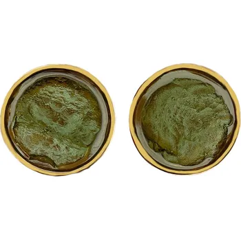 Náušnice Zlaté náušnice s vltavíny 2000161760001