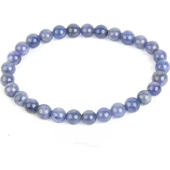 Náramek Tanzanit náramek kuličky 7mm