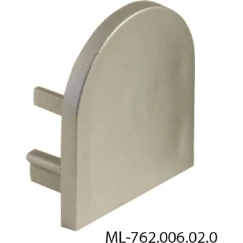 Průmyslové svítidlo MCLED Koncovka pro PD bez otvoru stříbrná ML-762.006.02.0