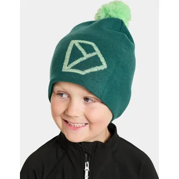 Čepice PLETENÁ čepice Didriksons - zelená velikost: 52-54