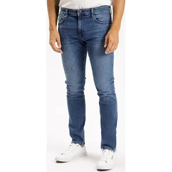 Pánské džíny Pánské rifle Cross Jeans Blake E 185-148 Mid Blue Velikost: W36, Délka: L30