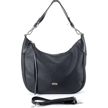 Kabelka Středně velká moderní kabelka na rameno i crossbody David Jones CM6743 černá