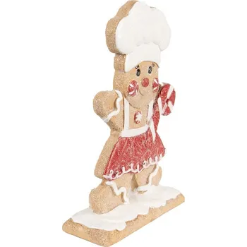 Vánoční dekorace Vánoční dekorace perníček s lízátkem Gingerbread Man - 14*5*21 cm