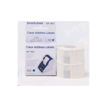 Samolepící etiketa Seiko SLP-2RLC adresní štítky - transparentní, 28x89mm 130ks/role (obsahuje dvě role)