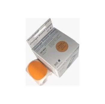 Samolepící etiketa Seiko SLP-RDO adresní kruh - oranžový 57mm, 120ks/role