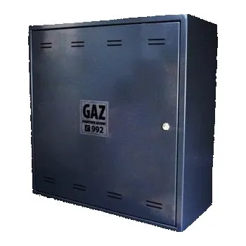 Revizní dvířka Revizní skříňka na plyn 600x600x250 antracit se spodním otvorem