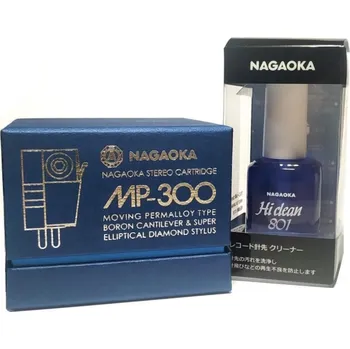 Příslušenství pro gramofon Nagaoka MP-300 + Nagaoka AM-801 stylus cleaner (Akční set 2023: Nagaoka MI technology® MP-300 + Nagaoka AM-801 stylus cleaner)
