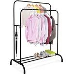 TZB Beni dvojitý věšák 110 cm černý