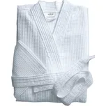 Praktik Textil Vaflový župan kimono bílý