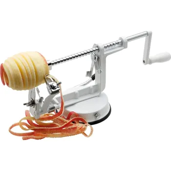 Kuchyňská škrabka Loupač jablek 3 v 1 bílý - WEIS (Škrabka/kráječ na jablka bílá - WEIS)