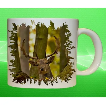 Moon River Lovu zdar hlava jelena hrnek pro myslivce