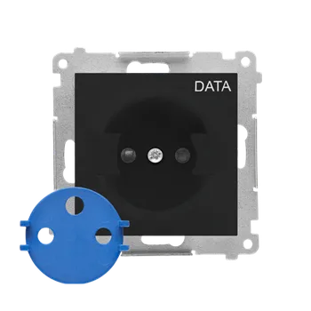 Elektrická zásuvka SIMON TGD1ZP/149 Kryt zásuvky DATA bílá