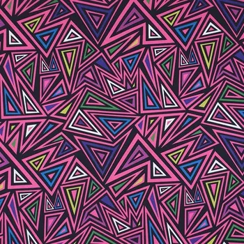 Softshell 22525 růžové trojúhelníky, š.145