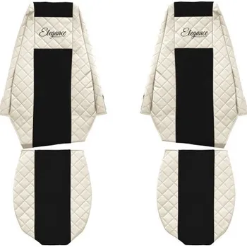 Potah sedadla Potahy sedadel Elegance - pro vozidla RENAULT MAGNUM od 10. 04- ČERNÁ