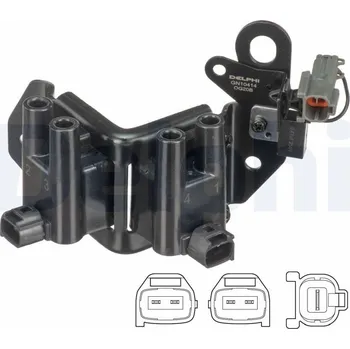 Zapalovací cívka Zapalovací cívka DELPHI GN10414-12B1