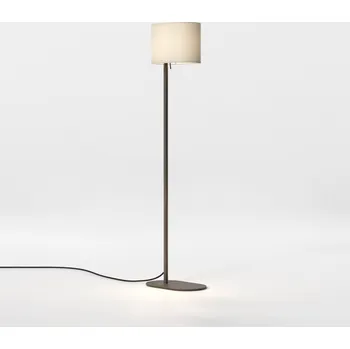 Stojací lampa Astro Asymetrická podlahová lampa Venn Floor Stínítko: Cementově šedé, Noha: Bronzová 1433025 / 5043005