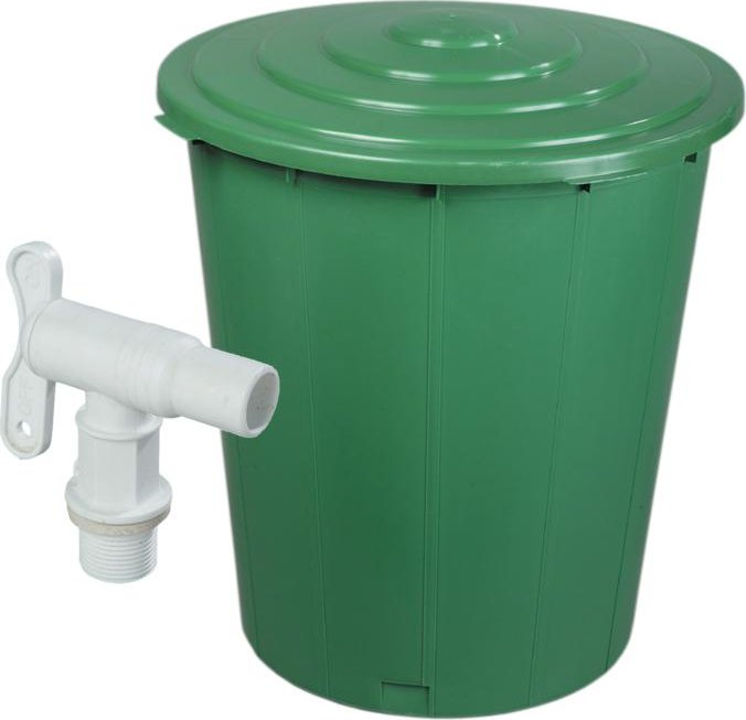 J.A.D. TOOLS Ecotank sud na dešťovou vodu 210 l s víkem a ventilem