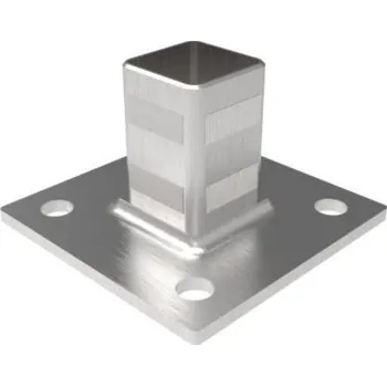 Zábradlí Kotvení vrchní - příruba Sloupek: 40x40x2
