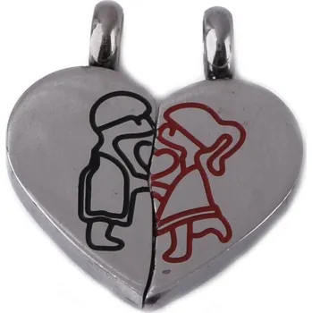 Přívěsek Přívěsek ocel - srdce 63015