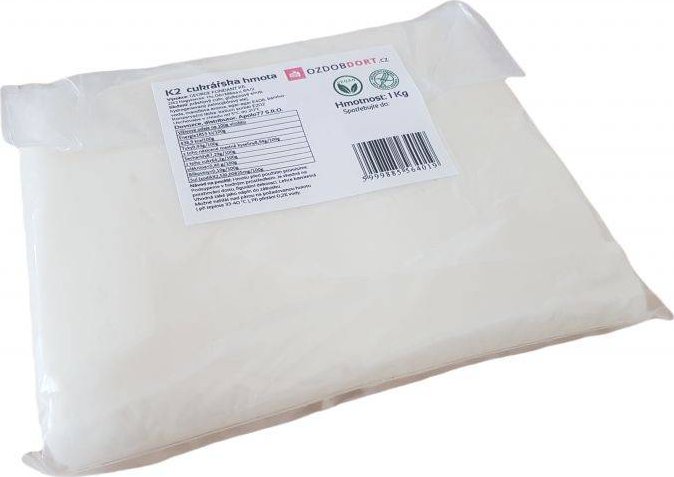 Potahovací hmota K2 na dorty 1kg K2