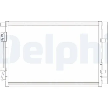 Výparník klimatizace Kondenzátor, klimatizace DELPHI CF20414