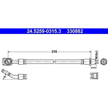 Brzdová hadice Brzdová hadice ATE 24.5259-0315.3