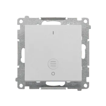 vypínač SIMON TW2L.01/143 Spínač dvoupólový s podsvětlením (přístroj s krytem), řazení 2So, 10 A / 250 V~, b