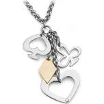 Ocelový náhrdelník Las Vegas SLV01 délka 45 cm