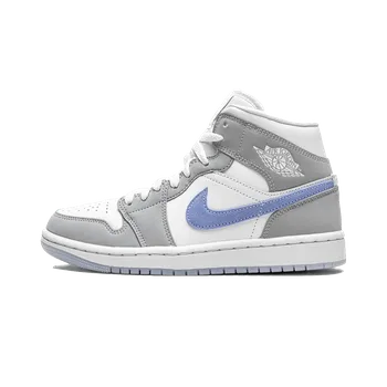 Pánská móda Air Jordan Jordan 1 Mid "Wolf Grey" Velikost: 44