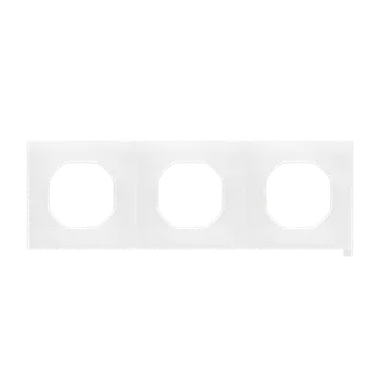 Elektrická zásuvka SIMON TU3 Těsnění IP44 pro rámeček 3 násobný (Nature, Duo, Line) bílá