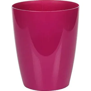 Květináč PLASTKON Ornella dekorativní květináč višňová Průměr: 11 cm