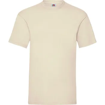 Chlapecké tričko Beige Men's T-shirt Valueweight Fruit of the Loom Fruit of the Loom krémová 2463222
