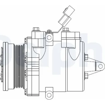 Kompresor klimatizace Kompresor, klimatizace DELPHI CS20534