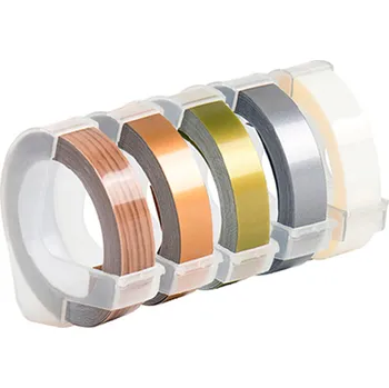 Tiskárna štítků MoTEX Cidy Embossing Label Tapes 6pcs Refills Set B