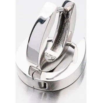 Náušnice Dámské náušnice stříbro 925 masivní kruhy ze stříbra OKP-065P-OKS