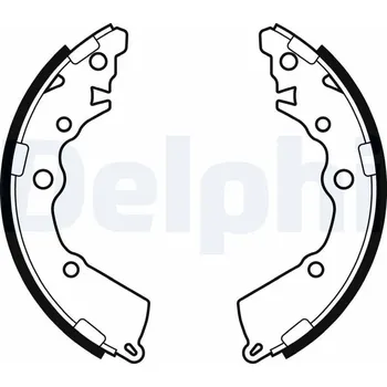 Brzdová čelist Sada brzdových čelistí DELPHI LS2068