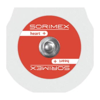 Měřič tělesných funkcí EKG elektroda EK-S 42 PSG, pěna, pevný gel, 36x42 mm, 50 kusů, Sorimex
